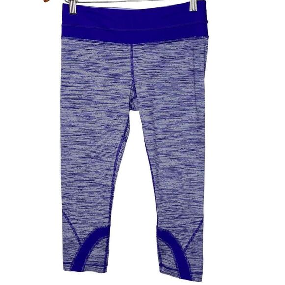 Lululemon Run Inspire Crop- Purple Space Dye - Picture 5 of 12